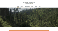 Desktop Screenshot of humancapabilityfoundation.com